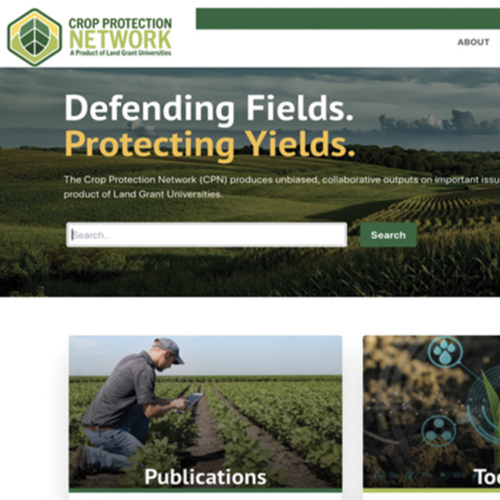 Screenshot of the Crop Protection Network website.